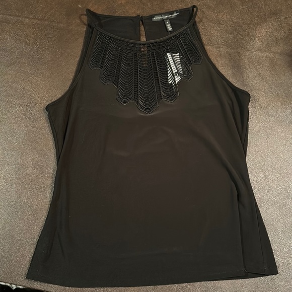 Black Sleeveless Halter Tank - Picture 1 of 2